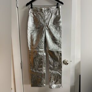 GAP Silver Metallic Men's Pants